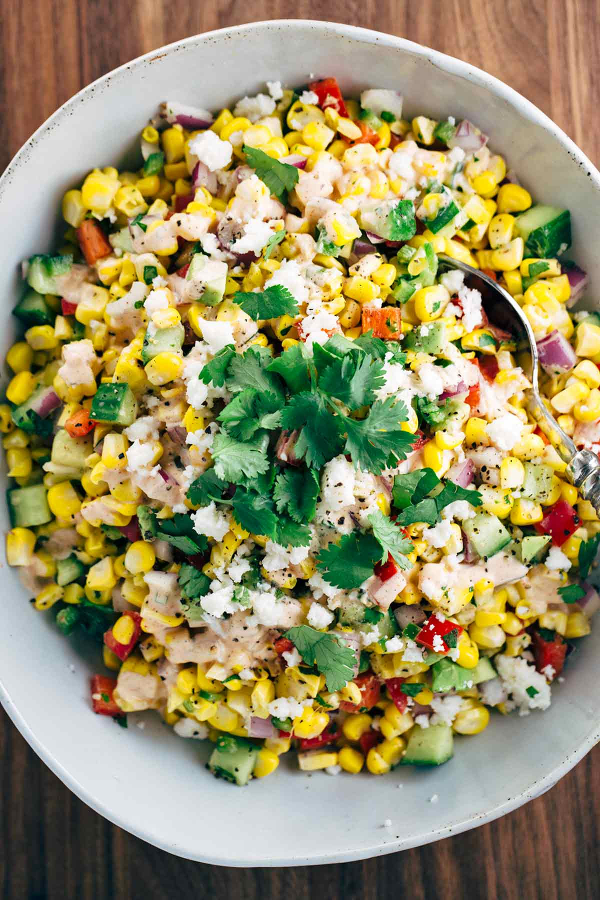 Street Corn Salad
 Mexican Street Corn Salad with Chipotle Dressing