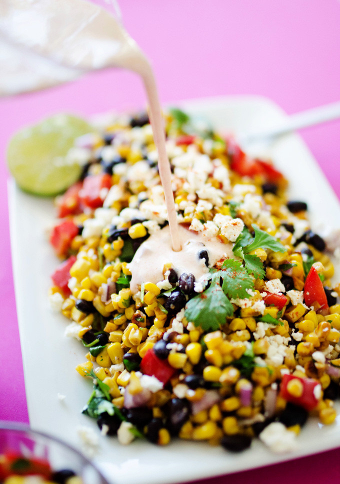 Street Corn Salad
 Live Eat Learn Easy ve arian recipes one ingre nt