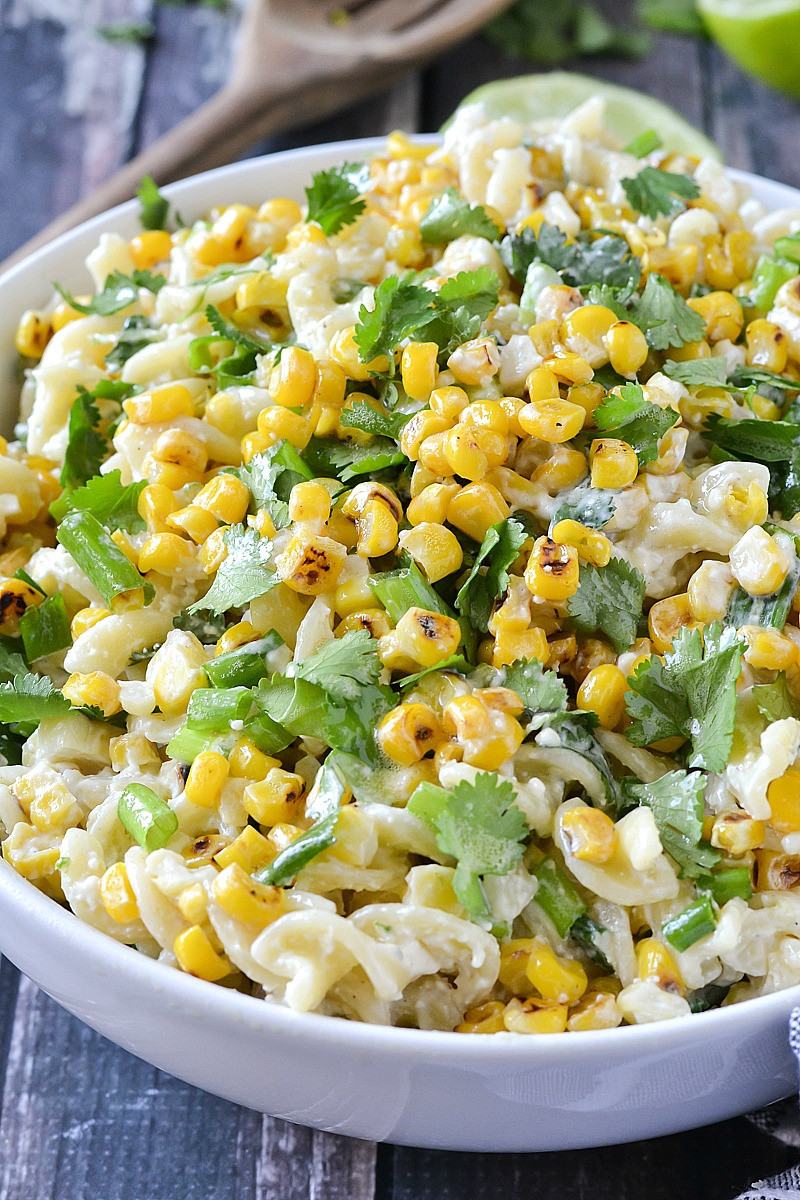 Street Corn Salad
 Mexican Street Corn Pasta Salad Mother Thyme