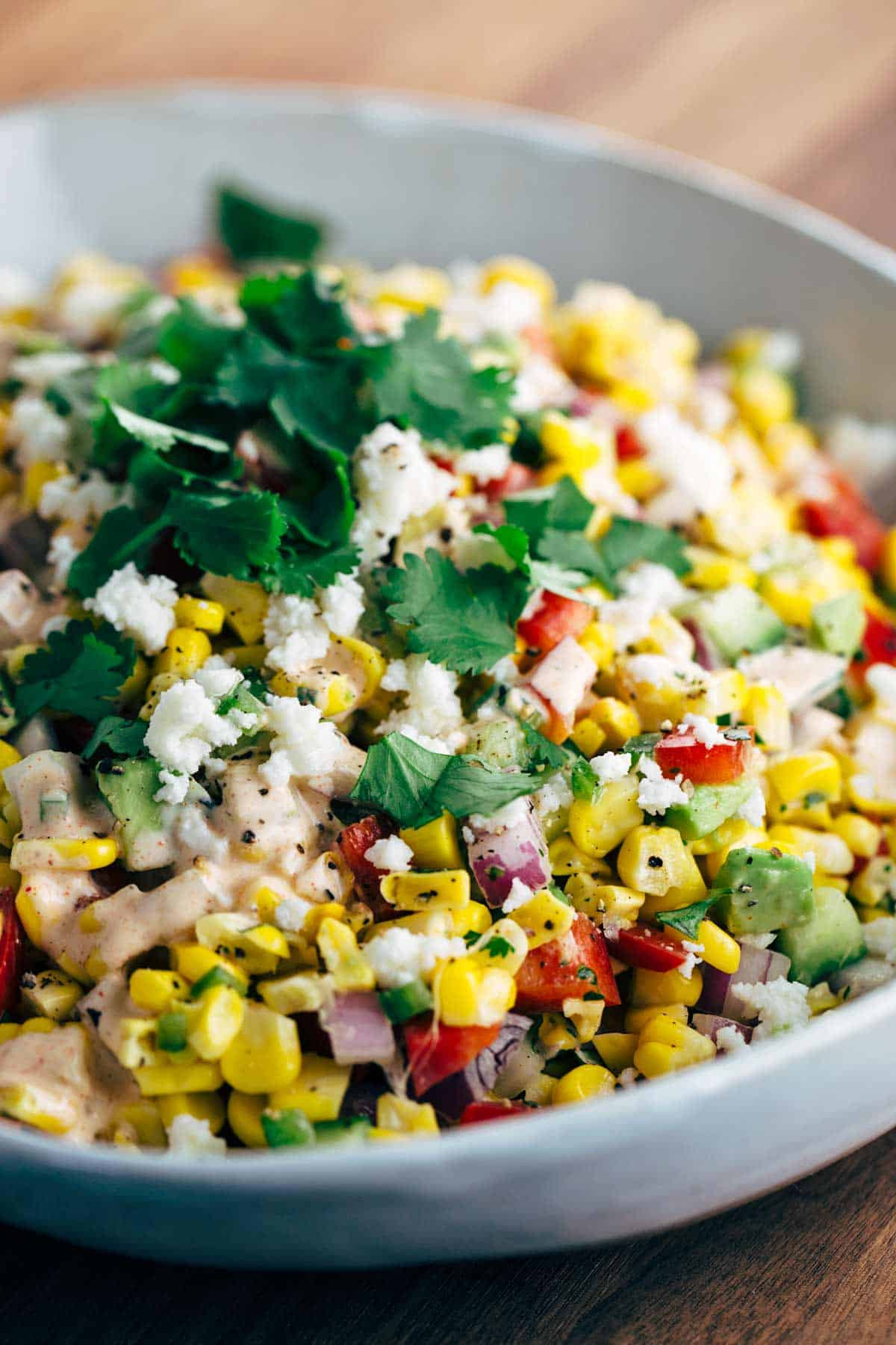 Street Corn Salad
 Mexican Street Corn Salad with Chipotle Dressing