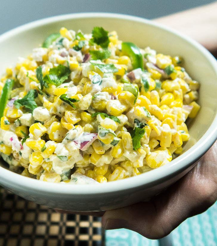 Street Corn Salad
 Mexican Street Corn Salad