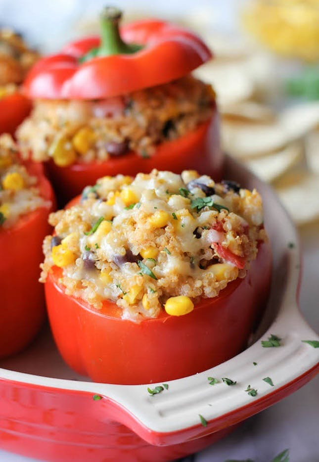 Stuffed Bell Peppers Vegetarian
 Go Meatless With 16 Hearty Ve arian Meal Ideas