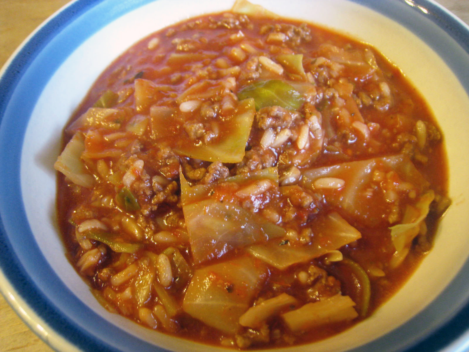 Stuffed Cabbage Soup
 Join us pull up a chair Stuffed Cabbage Soup