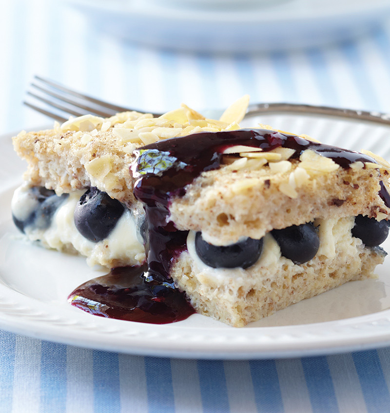 Stuffed French Toast Casserole
 Blueberry Cheesecake Stuffed French Toast Casserole Recipe