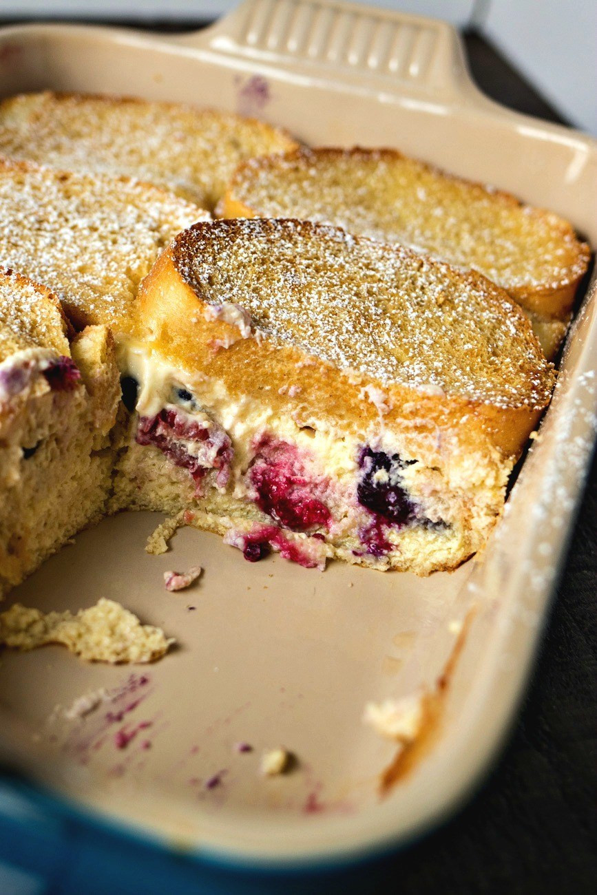 Stuffed French Toast Casserole
 Berries & Cream Stuffed French Toast Casserole CPA