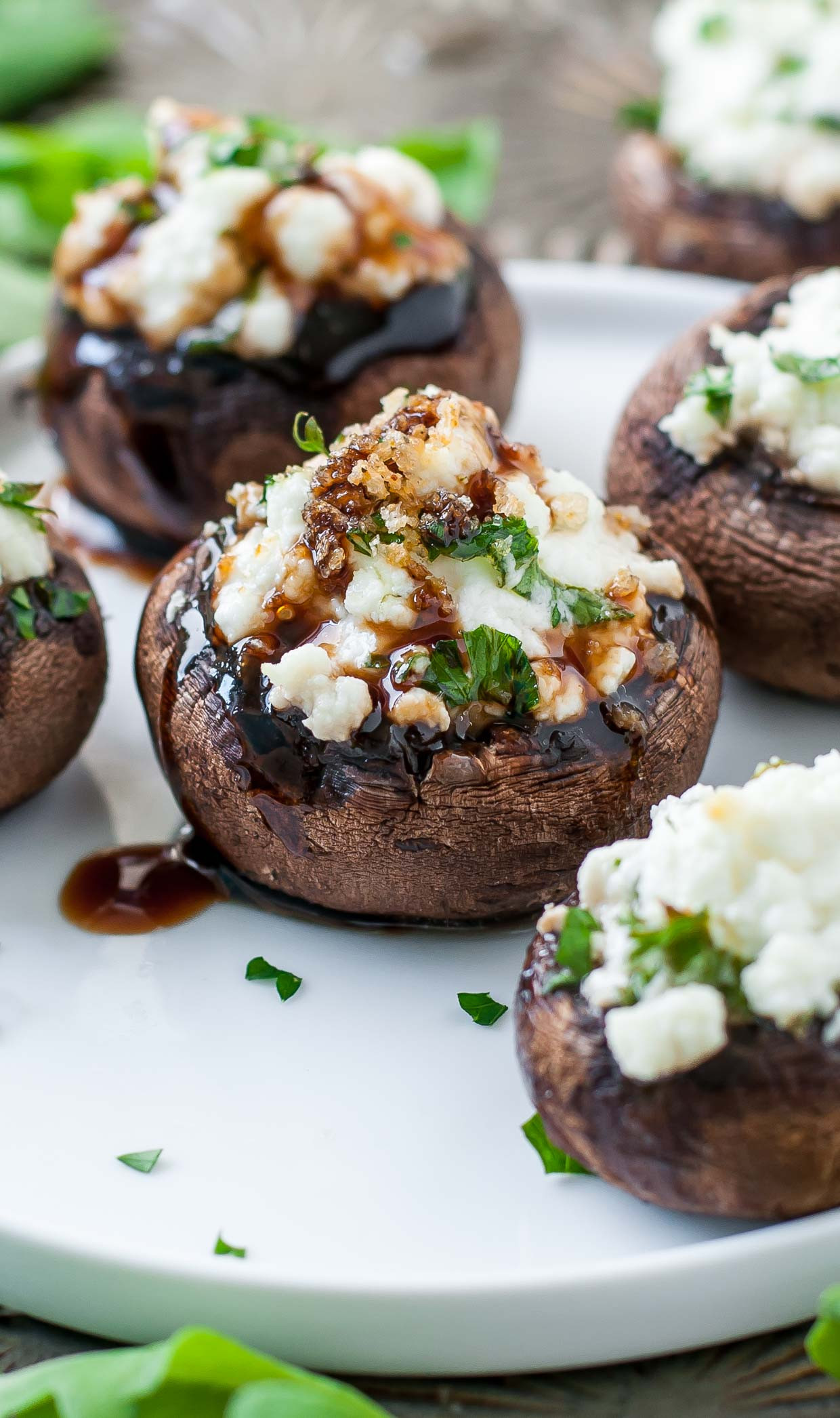 Stuffed Mushroom Appetizer Recipes
 Herbed Goat Cheese Stuffed Mushrooms Peas And Crayons