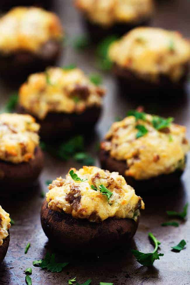 Stuffed Mushroom Appetizers
 Sausage Stuffed Mushrooms