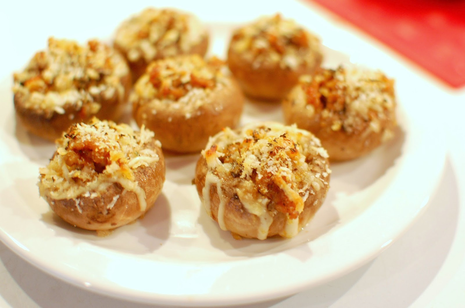 Stuffed Mushroom Appetizers
 Reckless Abandon Sausage Stuffed Mushroom Appetizers