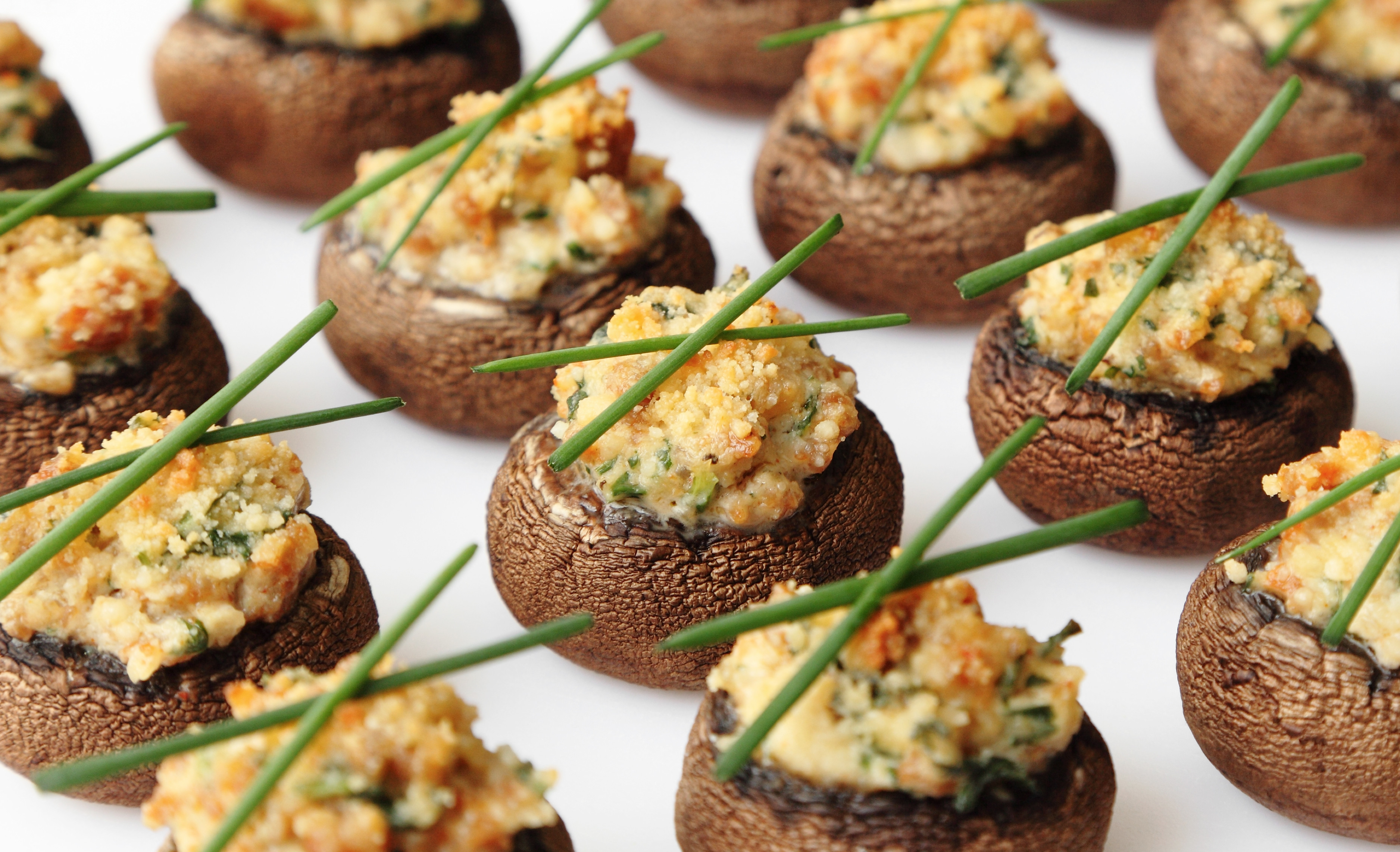 Stuffed Mushroom Caps
 Crab Stuffed Mushroom Caps