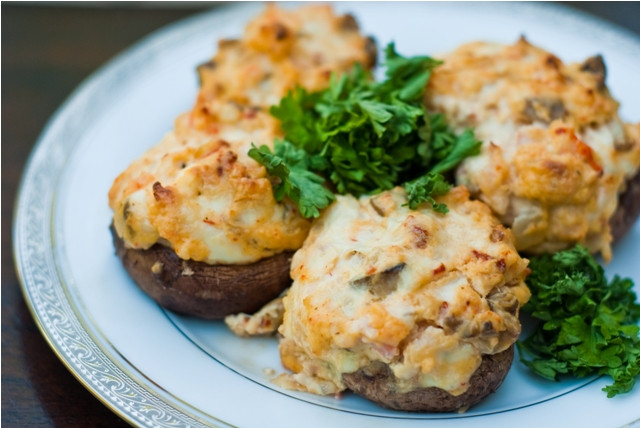 Stuffed Mushroom Caps
 Stuffed Mushroom Caps