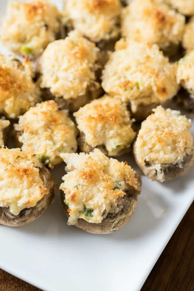 Stuffed Mushroom Caps
 Crab Stuffed Mushroom Caps