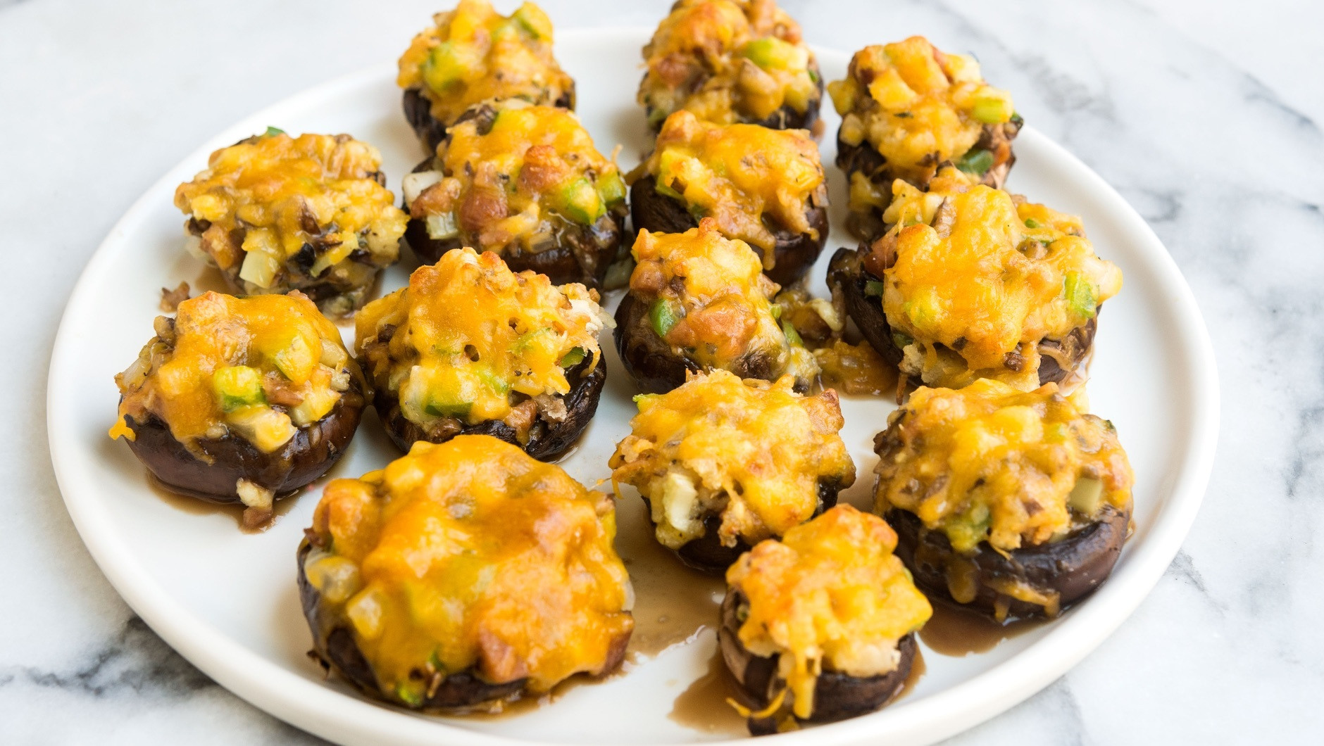 Stuffed Mushroom Caps
 Stuffed Mushroom Caps Recipe What s for Dinner