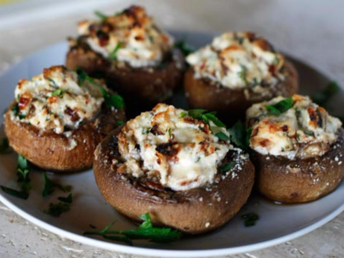 Stuffed Mushroom Recipes
 Feta Stuffed Portobello Mushroom Recipe and Nutrition