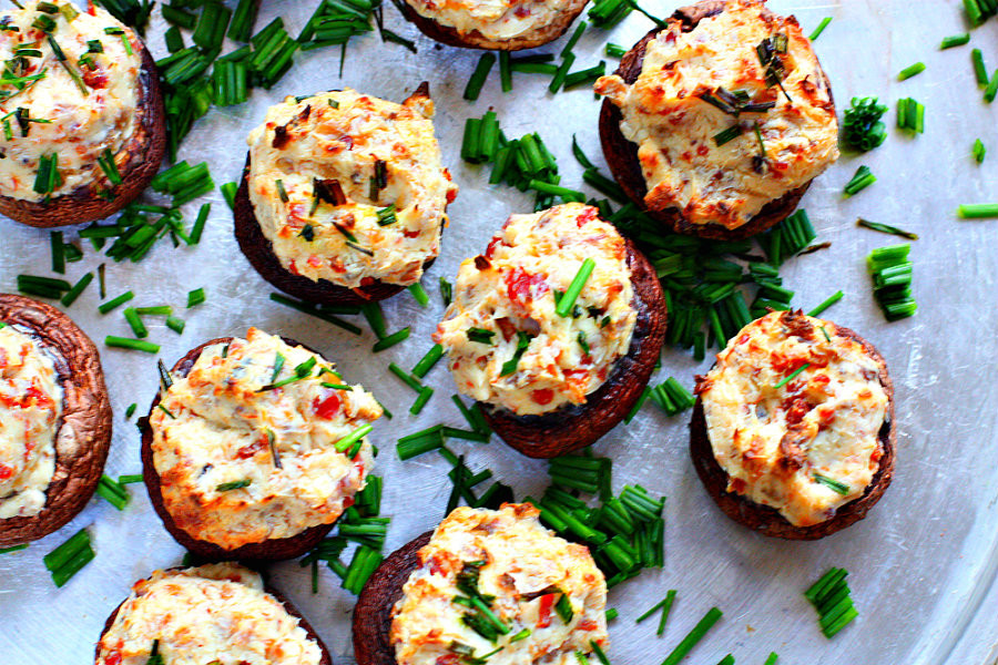 Stuffed Mushrooms Vegetarian
 ve arian stuffed mushrooms