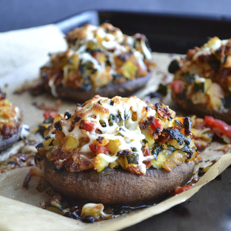 Stuffed Mushrooms Vegetarian
 Ve able Stuffed Portabella Mushrooms Taste Love and