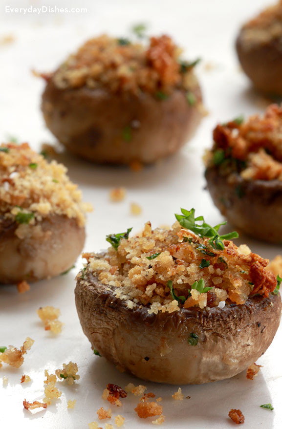 Stuffed Mushrooms Vegetarian
 Ve arian Stuffed Mushrooms Recipe