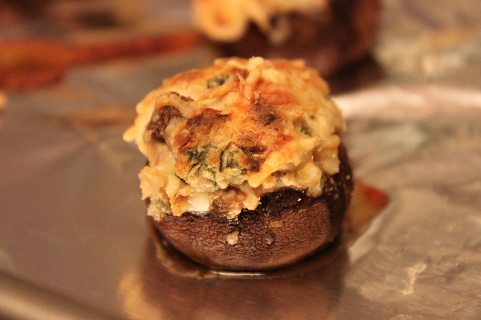 Stuffed Mushrooms Vegetarian
 Megsiemay Makes Ve arian Stuffed Mushrooms