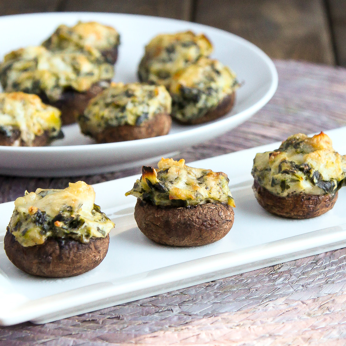 Stuffed Mushrooms Vegetarian
 Spinach Artichoke Dip Stuffed Mushrooms Snixy Kitchen