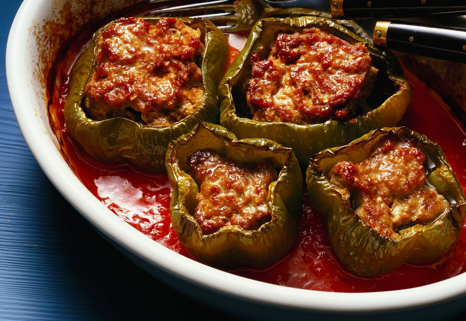 Stuffed Peppers With Ground Beef
 Slow Cooker Stuffed Peppers With Ground Beef