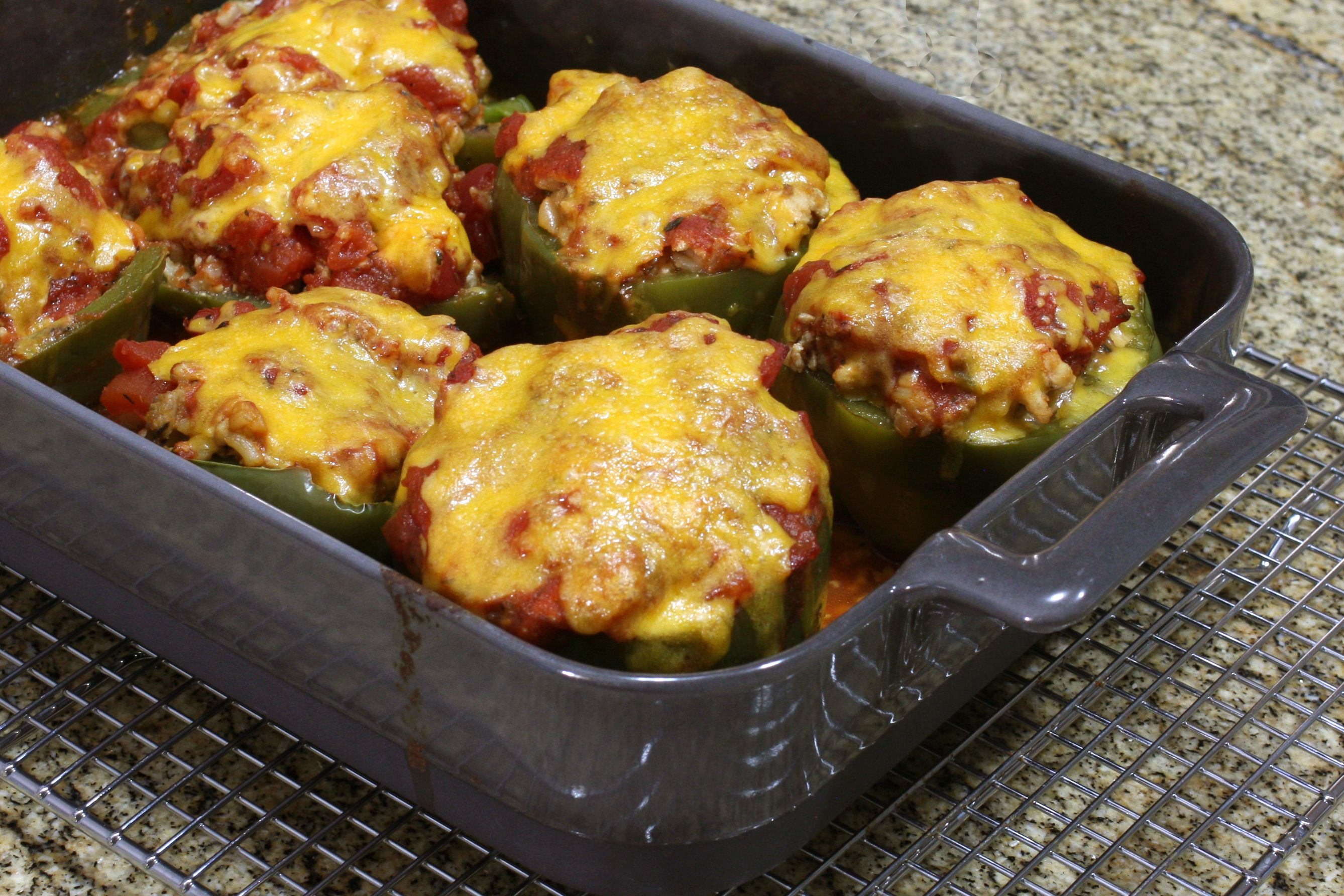 Stuffed Peppers With Ground Beef
 Stuffed Peppers With Ground Beef and Rice Recipe