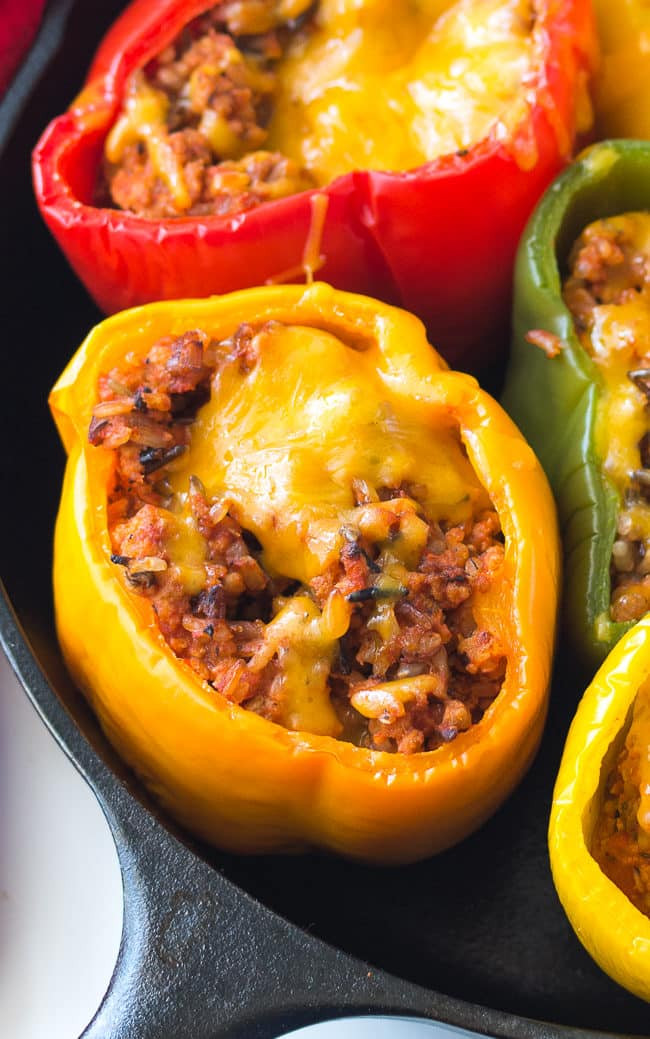 Stuffed Peppers With Ground Turkey
 Ground Turkey Stuffed Peppers