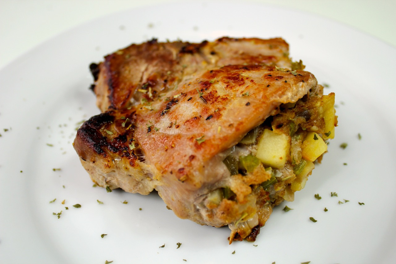 Stuffed Pork Chops Recipe
 Apple Stuffed Pork Chops