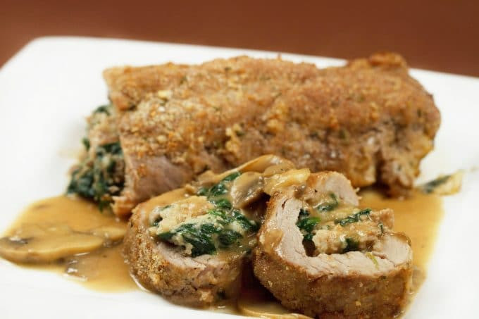 Stuffed Pork Loin
 Pork Tenderloin Stuffed with Sausage and Spinach