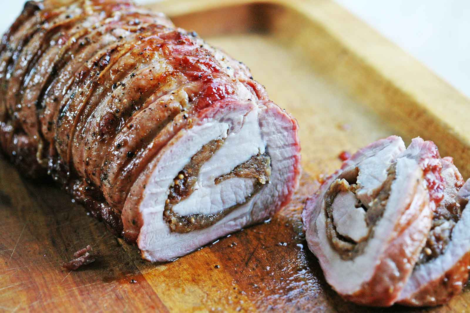 Stuffed Pork Loin Roast
 Apple Cranberry Stuffed Pork Roast Recipe