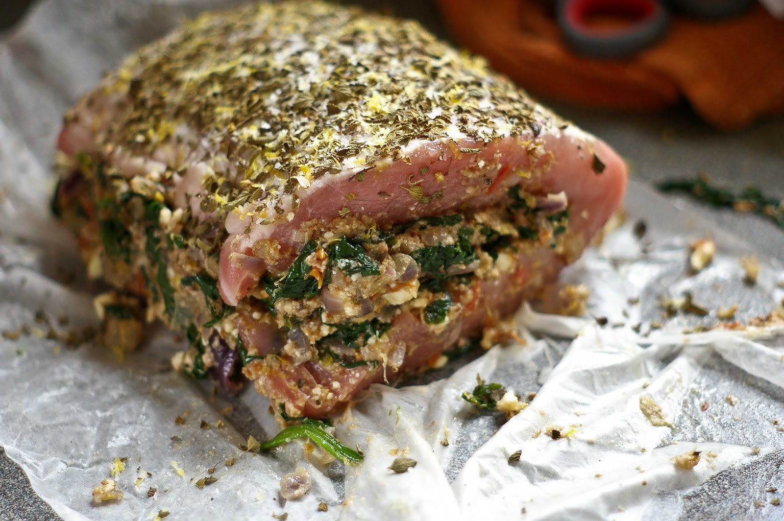 Stuffed Pork Loin Roast
 Greek Stuffed Pork Roast