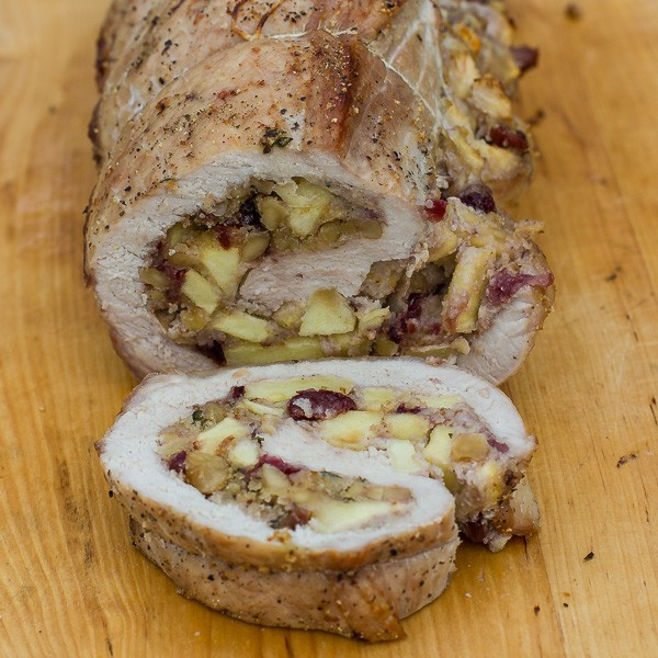 Stuffed Pork Loin Roast
 Pork Loin Roast with Apple Cranberry and Walnut Stuffing