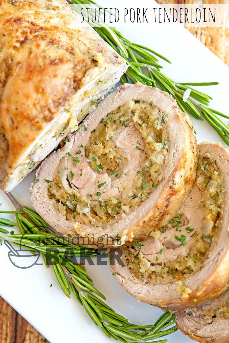 Stuffed Pork Loin
 Stuffed Pork Tenderloin The Midnight Baker