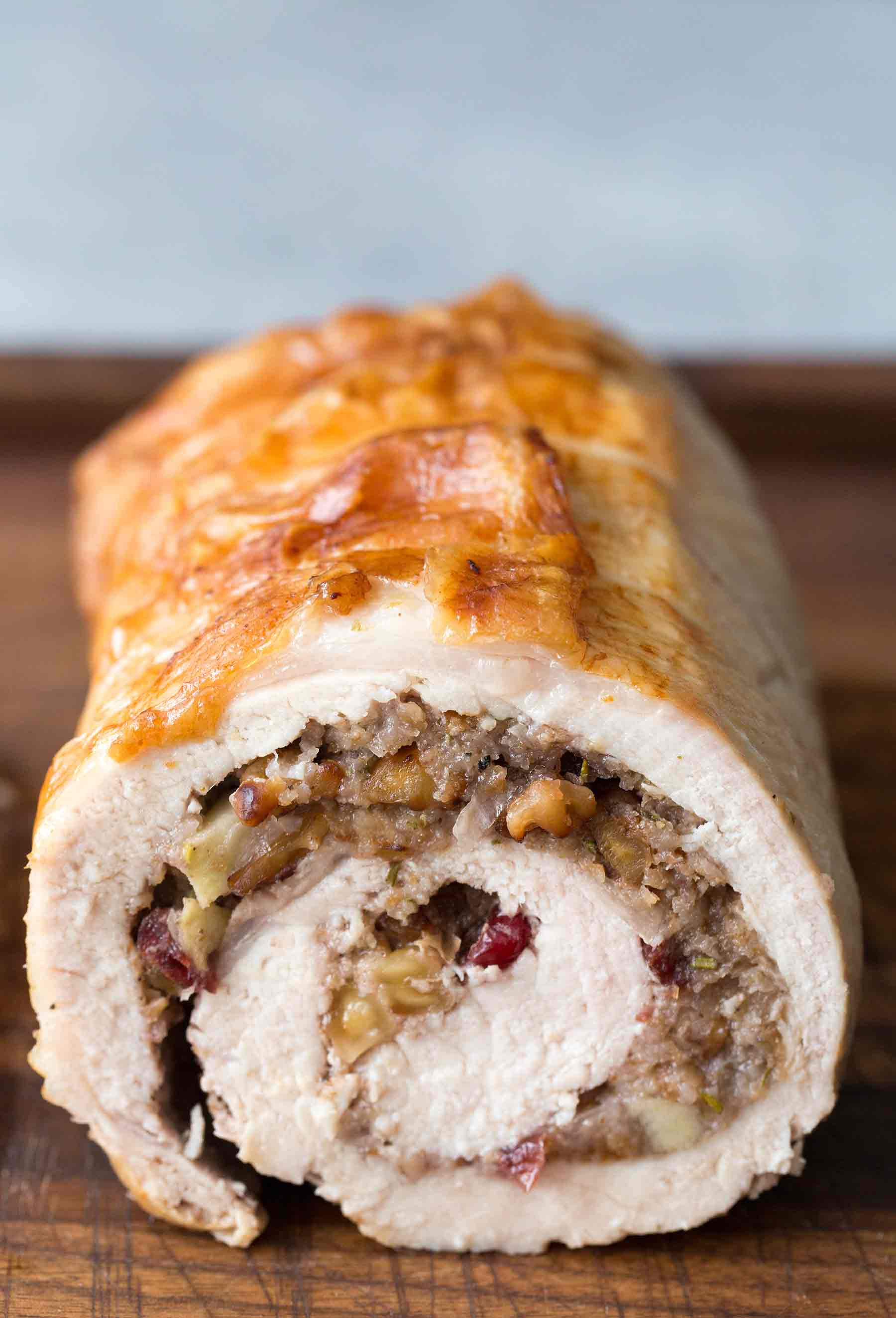 Stuffed Pork Tenderloin
 Cranberry Apple Stuffed Pork Loin Recipe