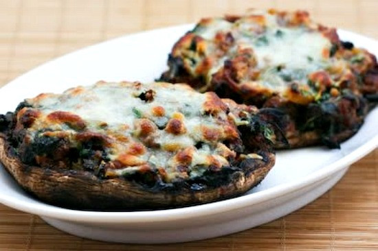 Stuffed Portabella Mushroom Recipe
 Kalyn s Kitchen Grilled Portobello Mushrooms Stuffed