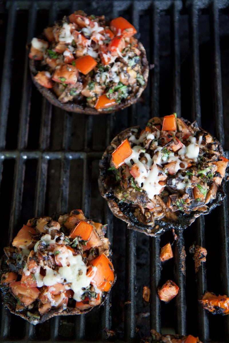 Stuffed Portabella Mushrooms
 Grilled Herb and Tomato Stuffed Portabella Mushrooms