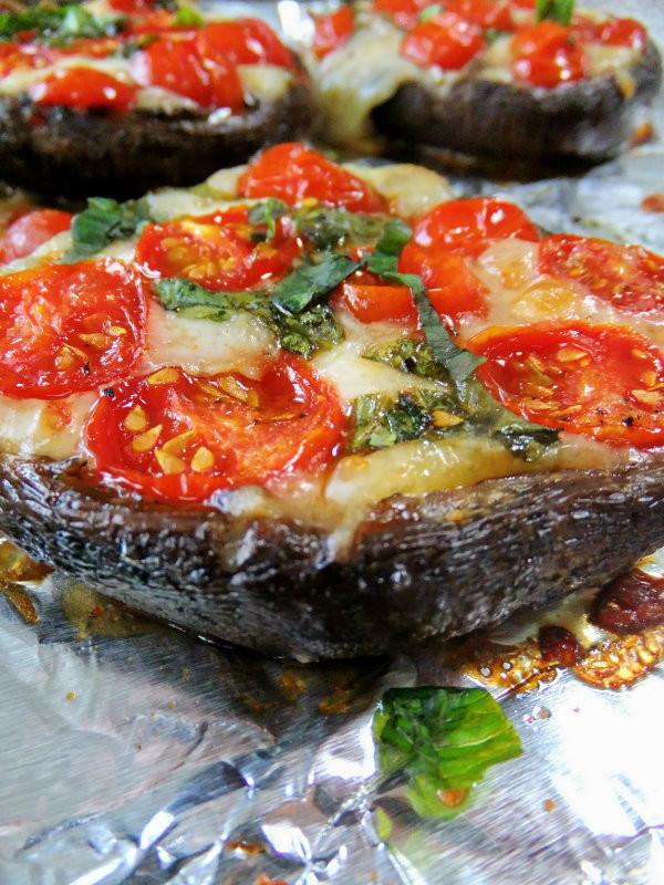 Stuffed Portobello Mushroom
 Spoonsfull Love Caprese Style Portobellos