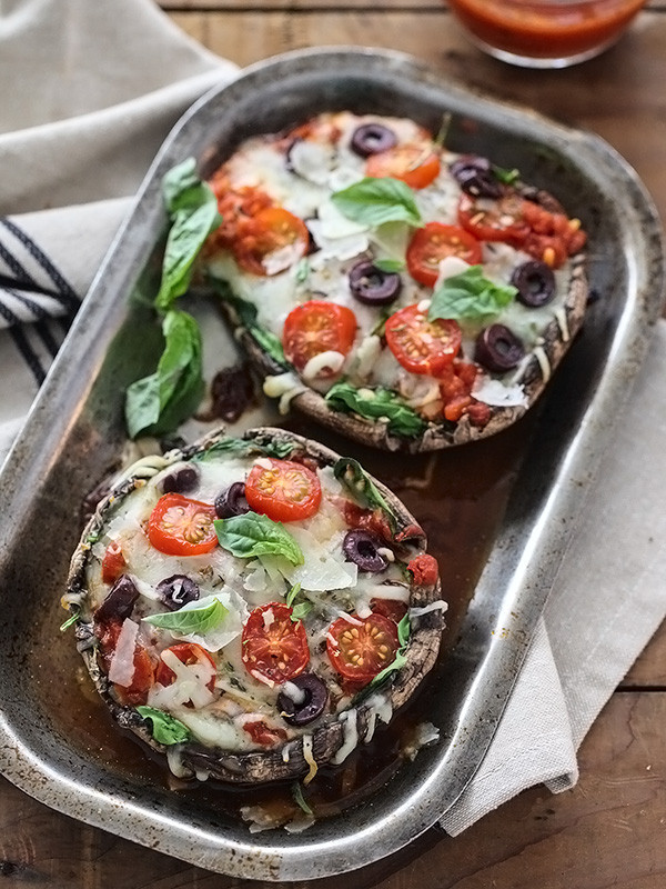 Stuffed Portobello Mushroom
 Pizza Stuffed Portobello Mushrooms to Feed a Child and