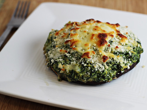 Stuffed Portobello Mushroom
 Spinach and Artichoke Stuffed Portobello Mushrooms Home