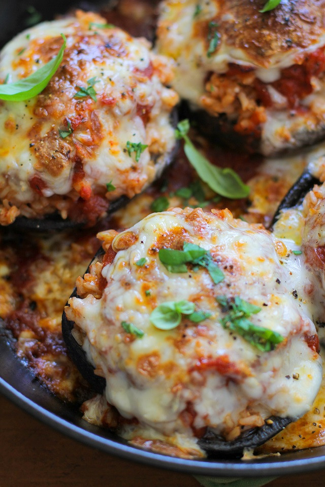 Stuffed Portobello Mushroom
 Stuffed Portobello Mushroom Pizzas The Roasted Root