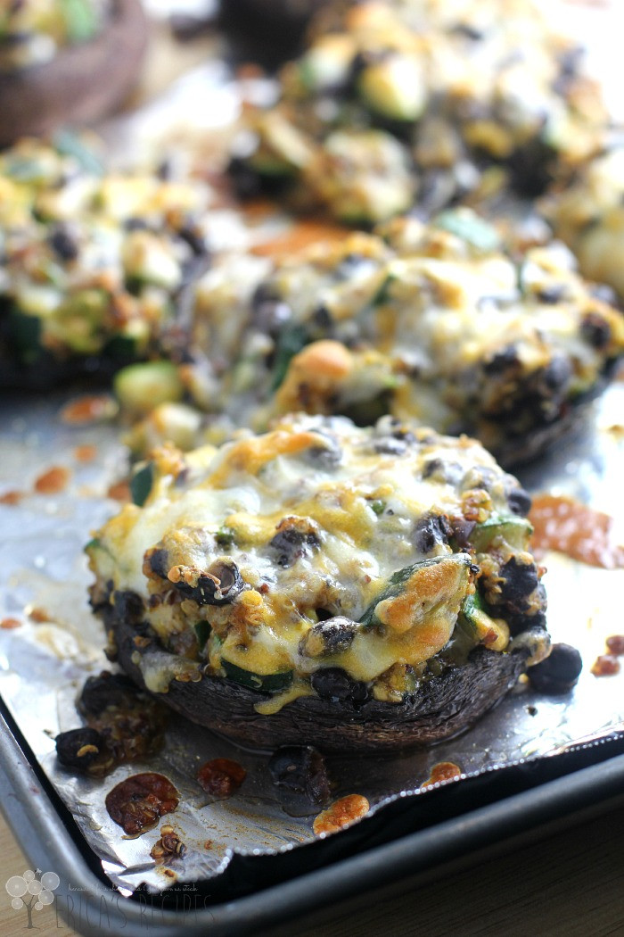 Stuffed Portobello Mushrooms
 Mexican Quinoa Stuffed Portobello Mushrooms Erica s Recipes