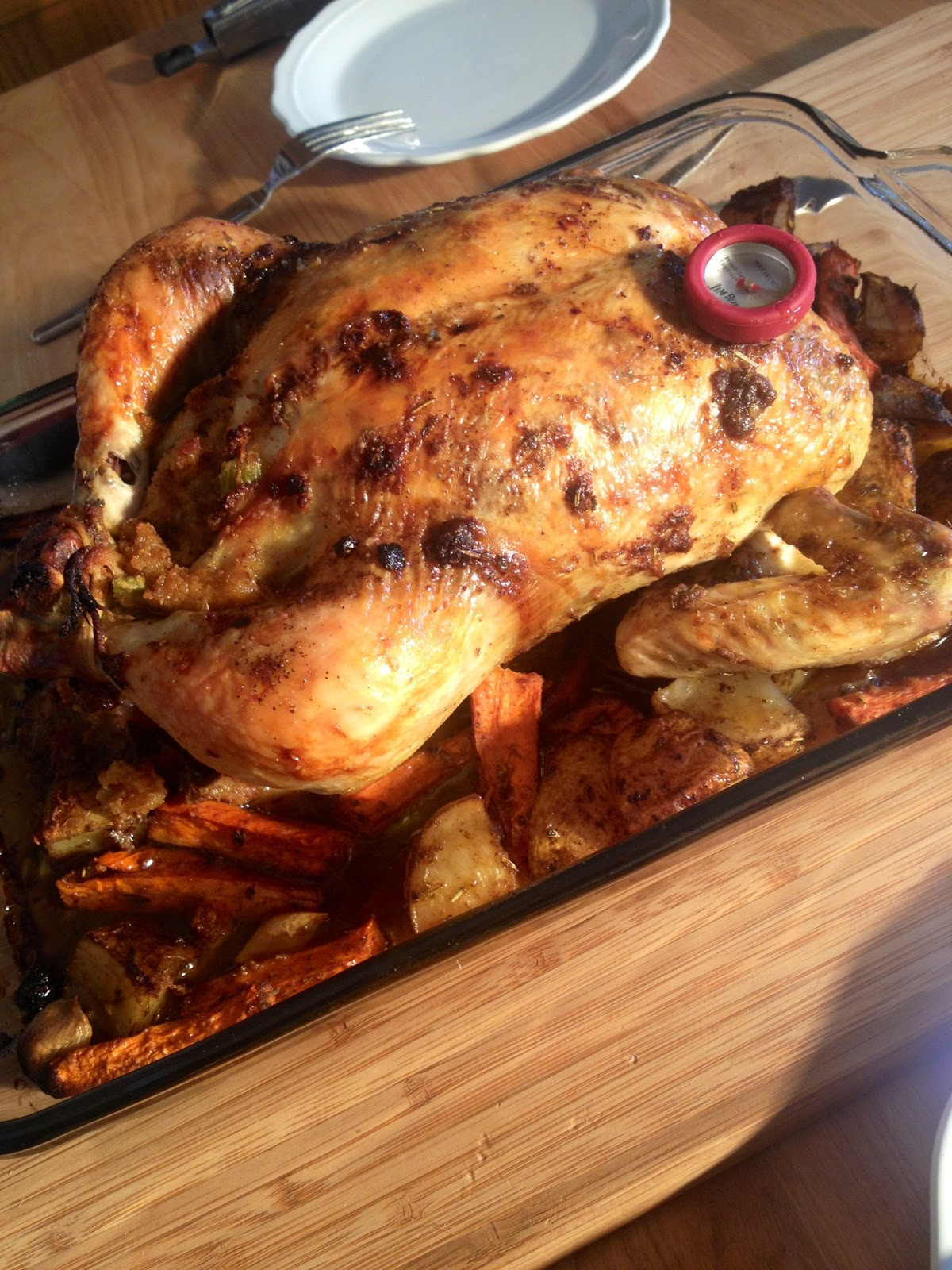 Stuffed Whole Chicken
 Stella s Meza Herb & butter stuffed whole roasted chicken