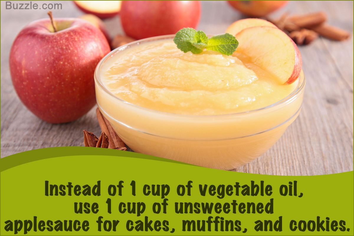 Substitute Applesauce For Oil
 apple puree substitute