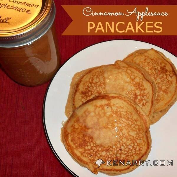 Substitute For Eggs In Pancakes
 Cinnamon Applesauce Pancakes Whole Wheat Breakfast Treat