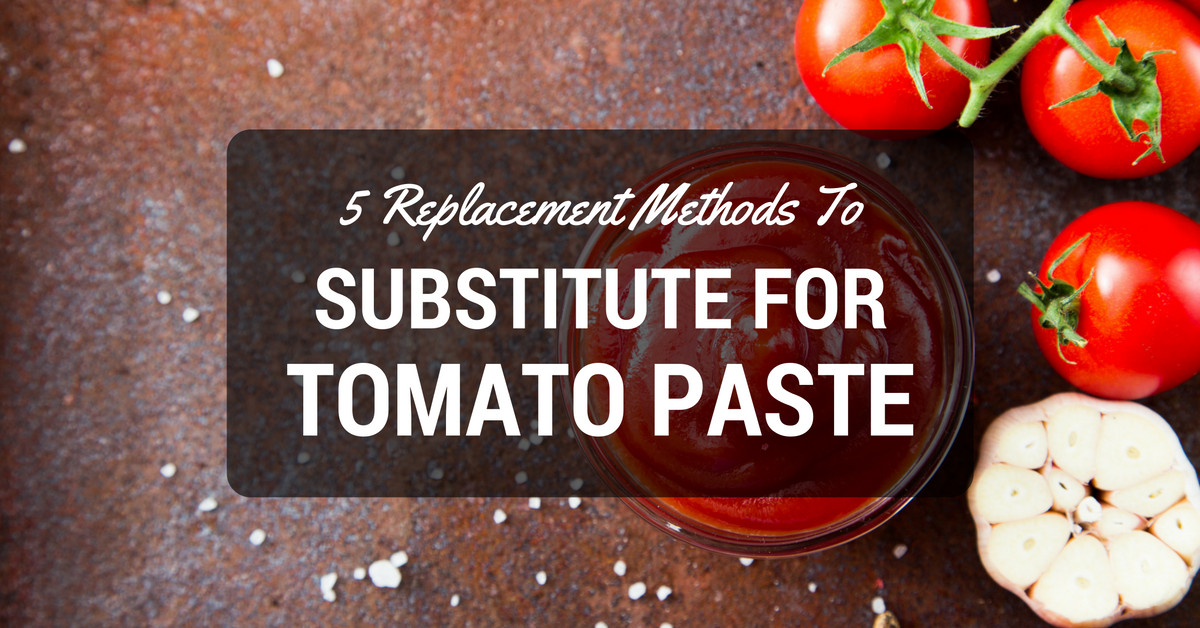 Substitute Tomato Paste For Tomato Sauce
 Substitute For Tomato Paste The Best Replacement