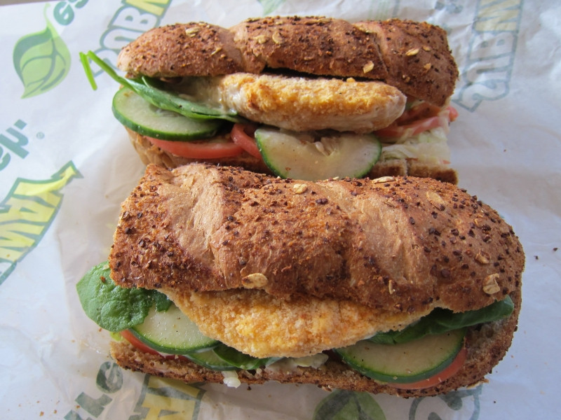 Subway 6&quot; Oven Roasted Chicken
 Review Subway New Oven Crisp Chicken Sub