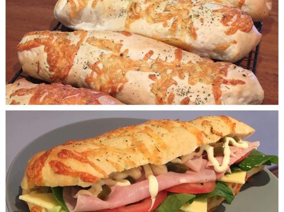 Subway Italian Bread
 Clone of Subway Bread Italian Herb & Cheese by Lillozza