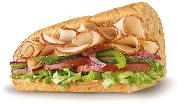 Subway Turkey Sandwiches
 Subway Curacao Turkey