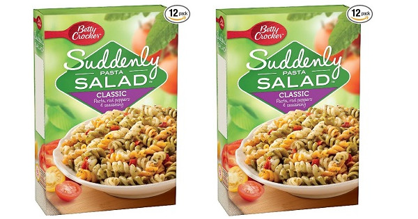 Suddenly Pasta Salad
 12 Boxes of Suddenly Pasta Salad ly $12 Shipped Super