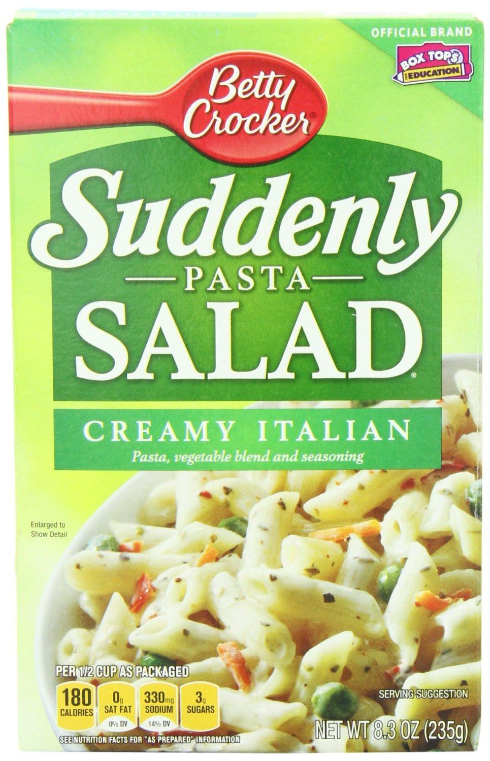 Suddenly Pasta Salad
 Betty Crocker Suddenly Pasta Salad Creamy Italian Salad $2