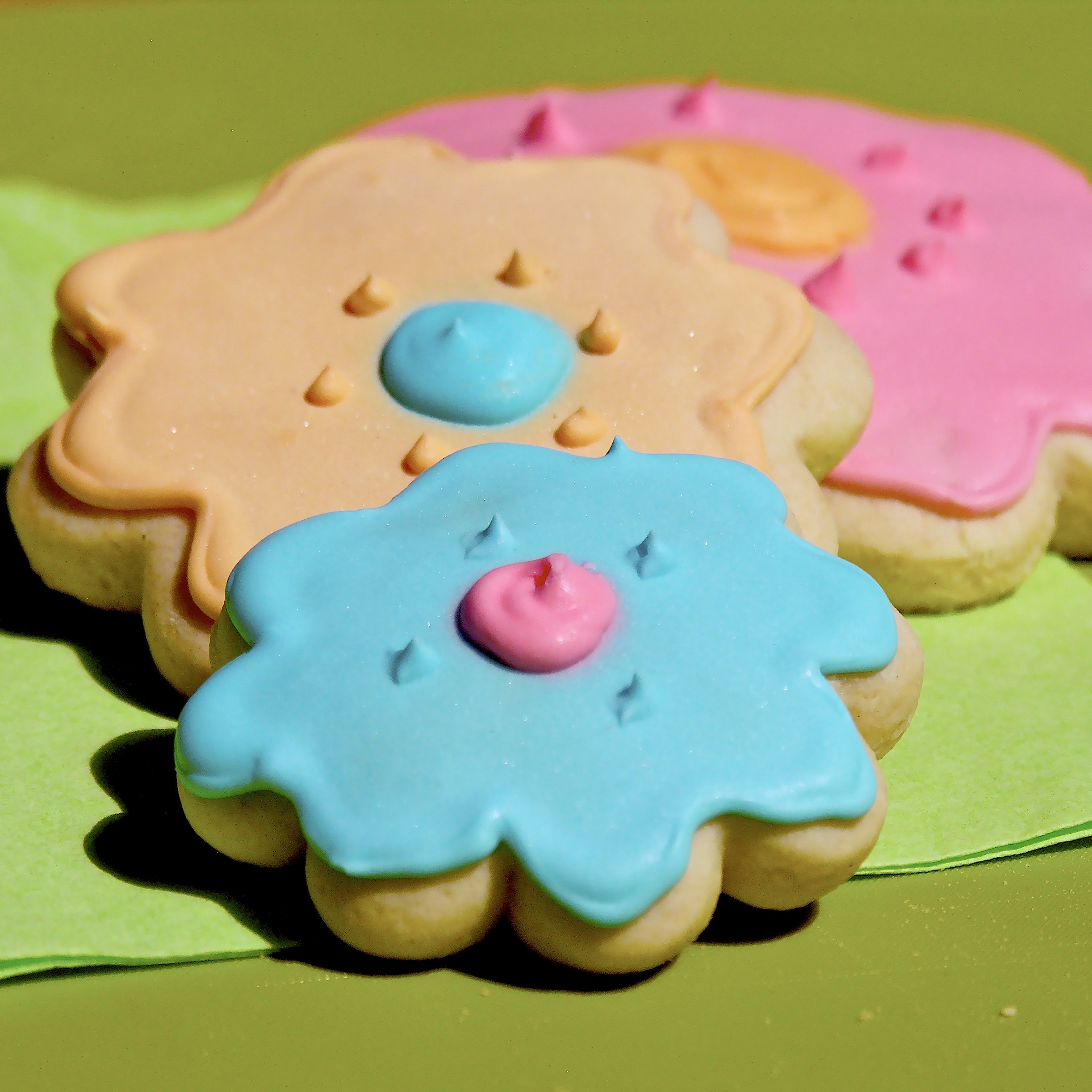 Sugar Cookies With Icing
 Mom’s Sugar Cookies with Royal pain in the butt Icing