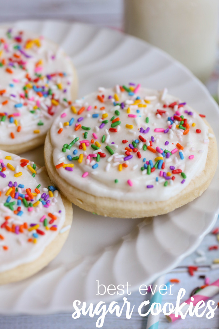 Sugar Cookies With Icing
 Soft Sugar Cookies Recipe